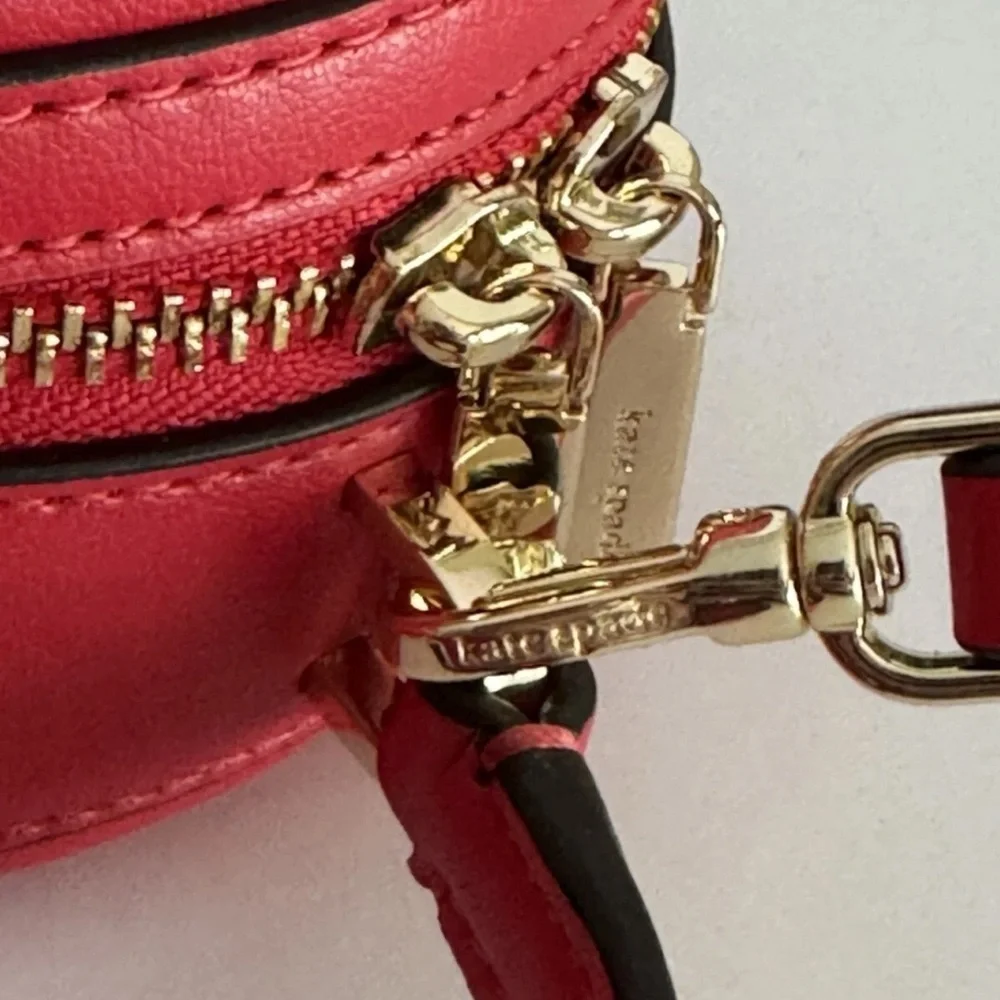 Kate Spade Red Love Shack Quilted 3D Heart Crossbody Bag Leather Purse $399 NWT